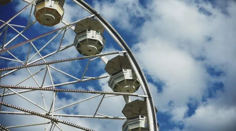 Carnival fair ferris wheel Stock Footage 44350392