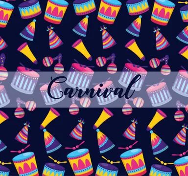 Carnival festive background Stock Illustration