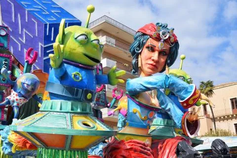 Carnival float Stock-Fotos