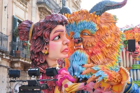 Carnival float Stock-Fotos