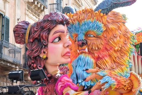 Carnival float Stock-Fotos