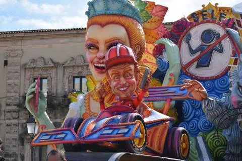 Carnival float Stock-Fotos