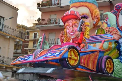 Carnival float Stock-Fotos