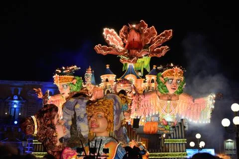 Carnival float Stockfoto's