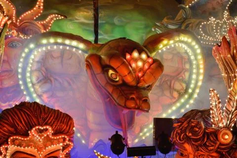 Carnival float Stockfoto's