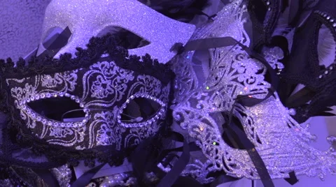 The Carnival half-mask Stock Footage 62551806