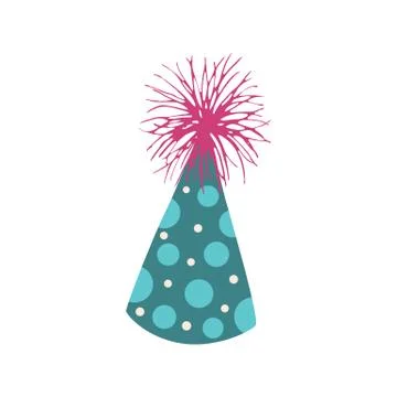 Carnival hat isolated Stock Illustration