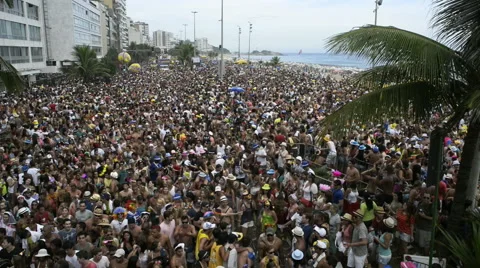 Carnival in Ipanema Stock Footage 52549938
