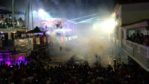 Carnival in Las Tablas, Panama Stock Footage 280800511
