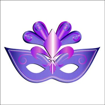 Carnival mask Stock Illustration