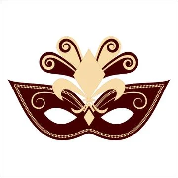 Carnival mask Stock Illustration
