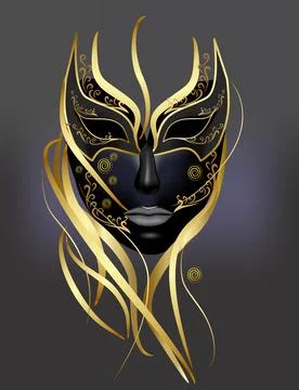 Carnival mask, Stock Illustration