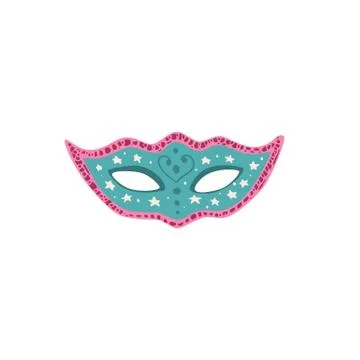 Carnival mask isolated Stock Illustration