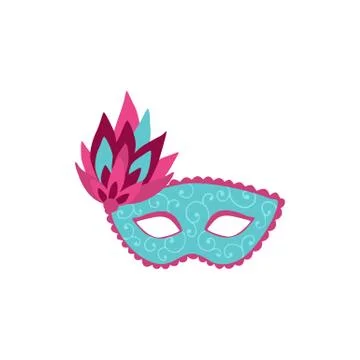 Carnival mask isolated Stock Illustration