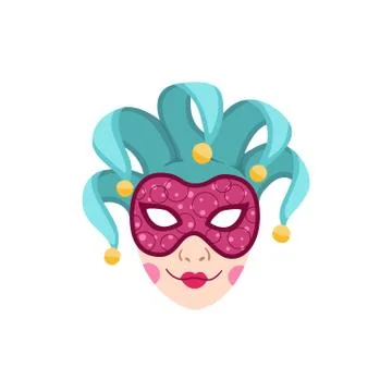 Carnival mask isolated Stock Illustration