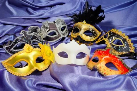 Carnival masks Stock Photos
