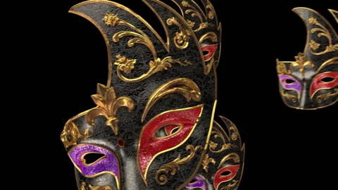 Carnival Masquerade Stock Footage 102337936