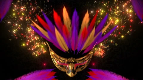 Carnival Masquerade LOOP 2 Video stock 102099001