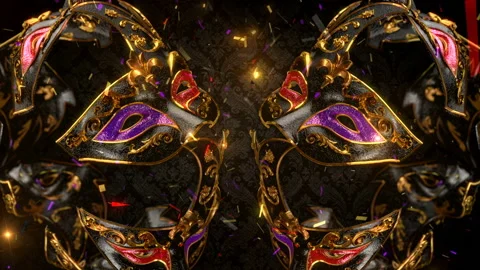 Carnival Masquerade LOOP 6 Stock Footage 102098820