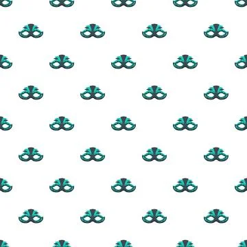 Carnival masquerade masks seamless pattern celebrating festival 스톡 일러스트