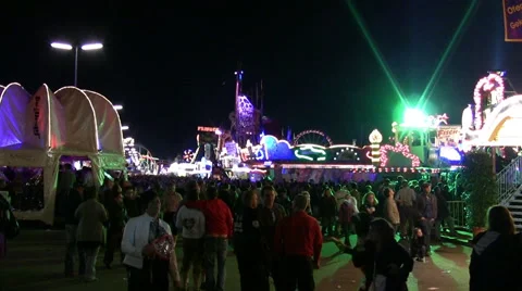Carnival At Night Video stock 43701420