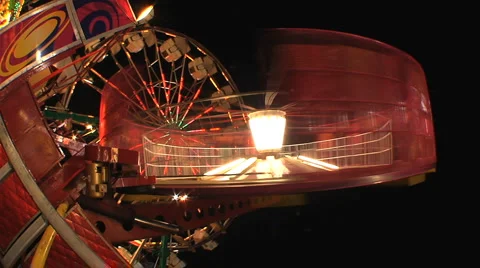 Carnival Night Roundup 2 Stock Footage 3940967
