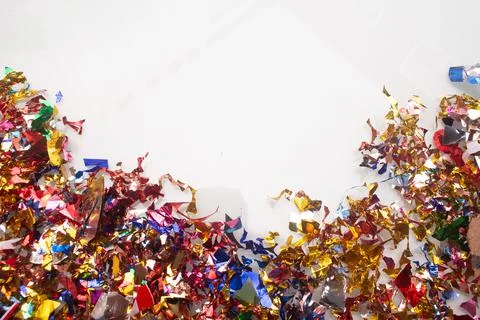 Carnival ornaments  on the white background Stock Photos