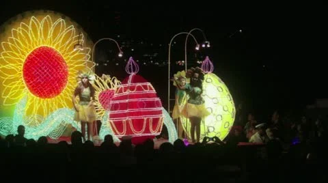 Carnival Parade 3 Stock Footage 10809928