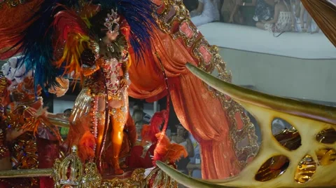 Carnival Parade in Rio de Janeiro, Brazil Stock Footage 61159710