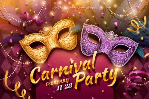 Carnival party design Stock Illustration