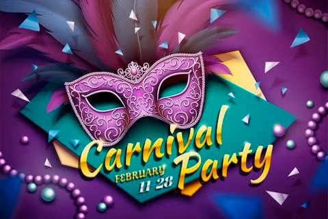 Carnival party design Stock Illustration