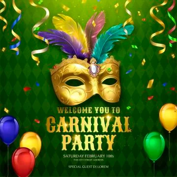 Carnival party design 스톡 일러스트