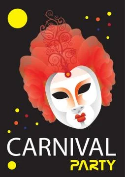 Carnival party image Stock Illustration