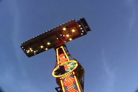 Carnival Ride 3 Stock Footage 12715440