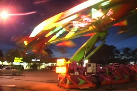 Carnival Ride 4 Stock Footage 12715367