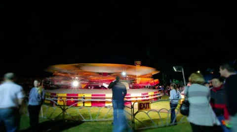 Carnival Ride Stock Footage 11937876