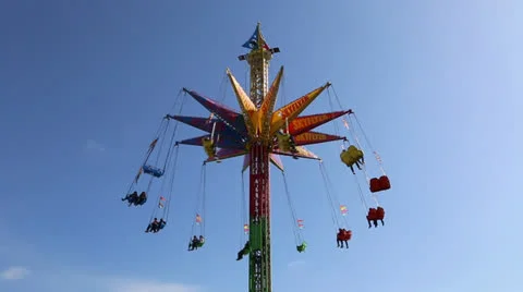Carnival Ride / Swing Video stock 23096908