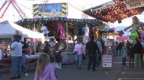 Carnival Rides 15 Stock Footage 8915760
