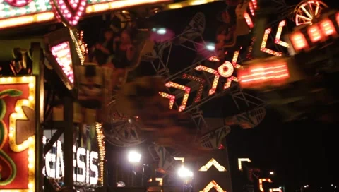 Carnival Rides 3 Stock Footage 6575649