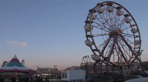Carnival Rides 37 Stock Footage 8915251