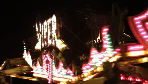 Carnival Rides 4 Stock Footage 6574199