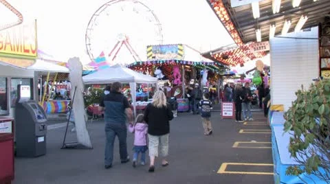 Carnival Rides 9 Stock Footage 8916081