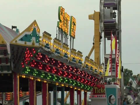 Carnival Rides Stock Footage