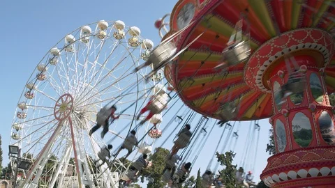 Carnival Rides Stock Footage 116101944