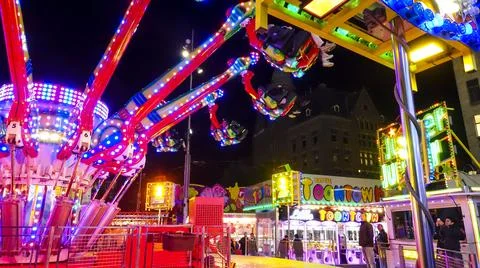 Carnival rides Stock Photos