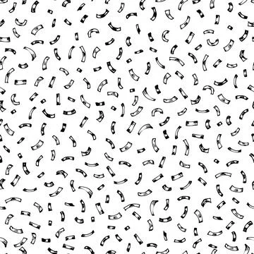 Carnival Seamless Confetti Cute pattern for decoration holiday festive design Stock Illustration