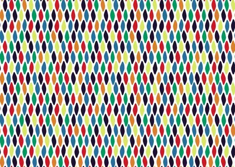Carnival seamless pattern. Geometrical chaotic colored grid, hand drawn rhomb Stock Illustration