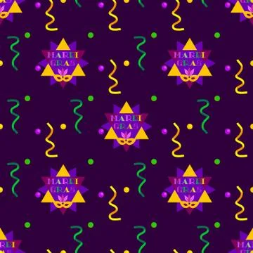 Carnival seamless pattern Stock Illustration