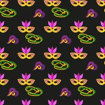 Carnival seamless pattern Stock Illustration