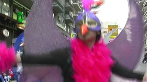 Carnival in Spain - NTSC Stock Footage 8987869